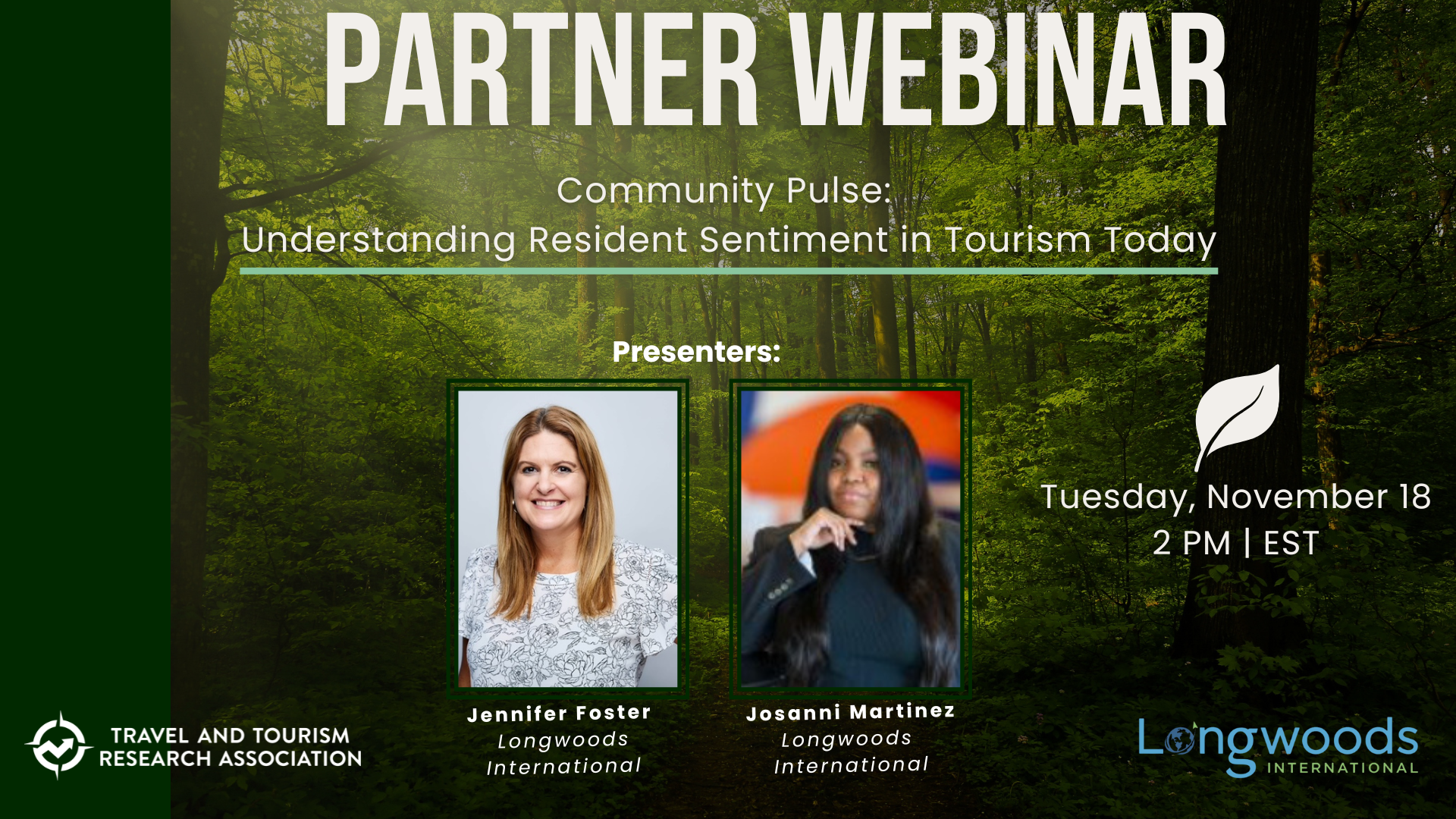 TTRA Partner Webinar with Longwoods International